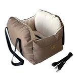 Portable Dog Car Seat & Carrier – Washable Travel Bed for Small Dogs & Cats