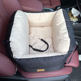 Portable Dog Car Seat & Carrier – Washable Travel Bed for Small Dogs & Cats