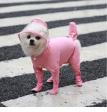Dog raincoat additional detail