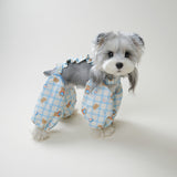Dog Anti-Dust Pants Waterproof Four-Legged Jumpsuit for Schnauzer Bichon Small Dogs