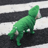 Full-Body Waterproof Dog Raincoat with Integrated Paw Covers