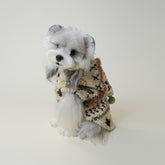 Front View of Snap Button Dog Fleece Jacket