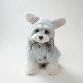 Cozy Bunny Ear Fleece Dog Coat – Warm Hooded Jacket for Small Dogs