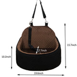 Washable Dog Car Booster Seat & Travel Bed – Safety Tether, Up to 25 lbs