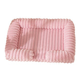 Plush Sofa Dog Bed with Bolsters – Washable Cozy Bed for Dogs & Cats