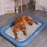 Orthopedic Cooling Dog Bed - Breathable Summer Pet Lounge with Washable Cover
