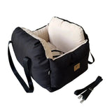 Portable Dog Car Seat & Carrier – Washable Travel Bed for Small Dogs & Cats