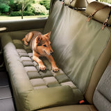 Dog car seat cover cushion bed - Brown