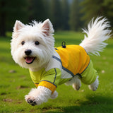 Waterproof Dog Windbreaker Jumpsuit – Winter Full Body Jacket with D-Ring