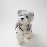 Dog Anti-Dust Pants Waterproof Four-Legged Jumpsuit for Schnauzer Bichon Small Dogs