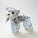 Dog Anti-Dust Pants Waterproof Four-Legged Jumpsuit for Schnauzer Bichon Small Dogs