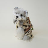 Front View of Snap Button Dog Fleece Jacket