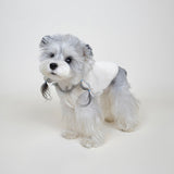 Warm Pet Coat on Schnauzer Side View