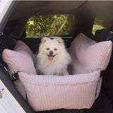 Extra Large Dog Car Seat & Travel Bed – Fold-Down Front, Water-Resistant