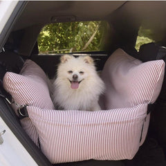 Extra Large Dog Car Seat & Travel Tote Bed - Fold-Down Front, Waterproof