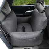 Extra Large Dog Car Seat & Travel Bed – Fold-Down Front, Water-Resistant