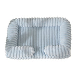Plush Sofa Dog Bed with Bolsters – Washable Cozy Bed for Dogs & Cats