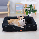 Quilted Orthopedic Dog Sofa Bed with Bolsters & Pillow - Washable